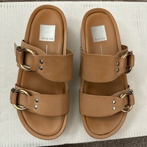 Tan Dolce Vita sandals